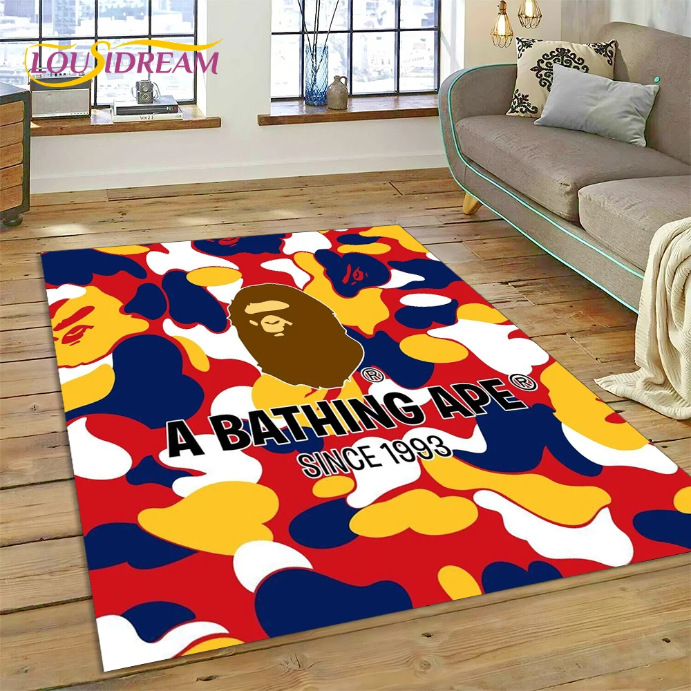 Commercial Printing Services - سجادة أرضية ثلاثية الأبعاد بتصميم B-BAPE
