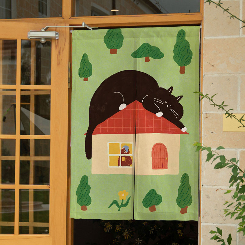 Commercial Window Printing - ستارة باب نورين سوداء أنيقة من