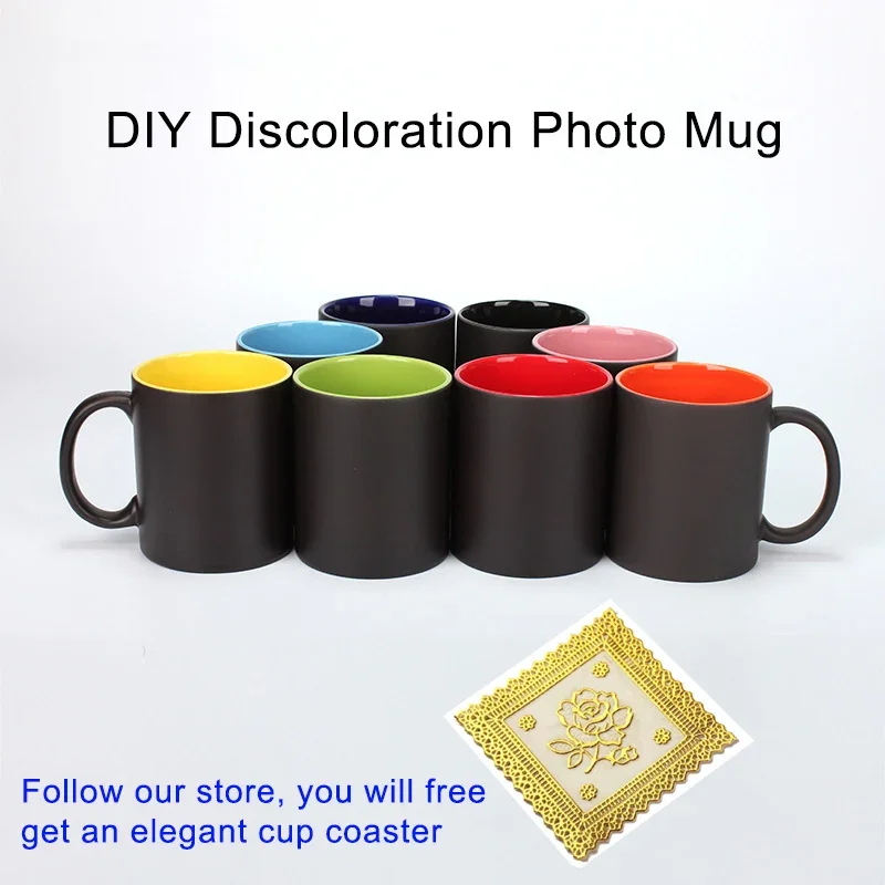 DIY بها بنفسك صور كوب الأسود ت - مراجعة Sublimation Mug Blank وسعره