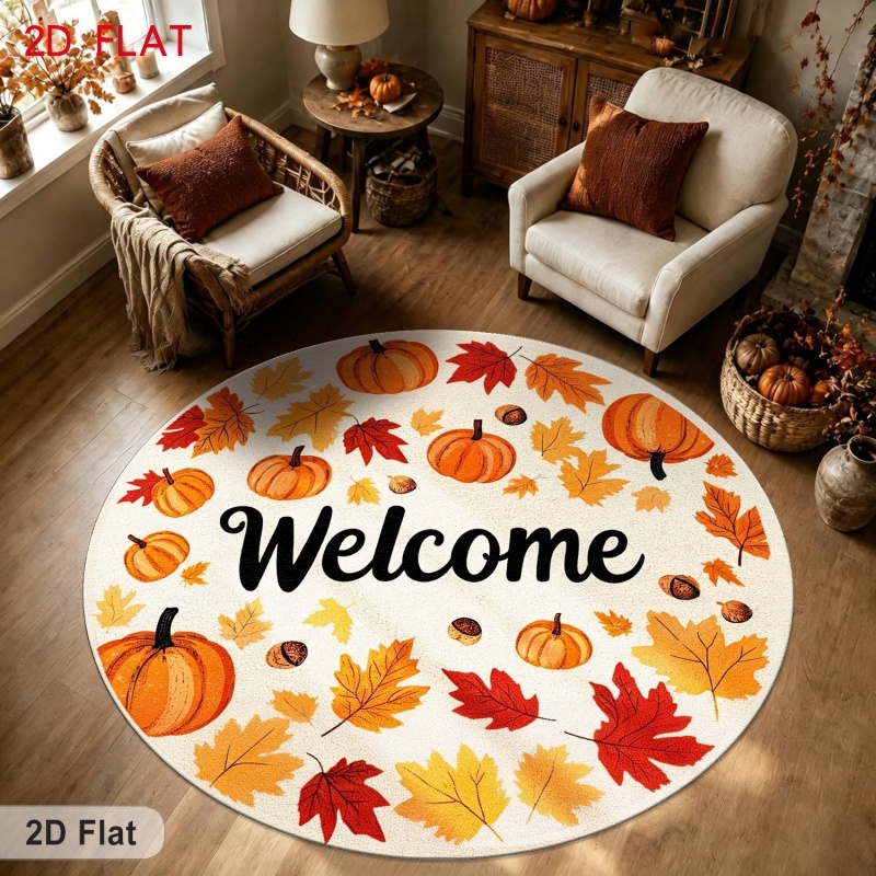 سجادة دائرية لطيفة بتصميم الفز - مراجعة Commercial Printing Services وسعره