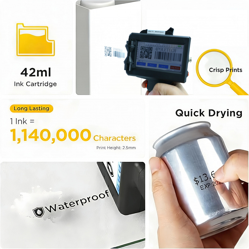 خرطوشة حبر سريعة الجفاف للطابع - مراجعة Solvent Printer Ink وسعره