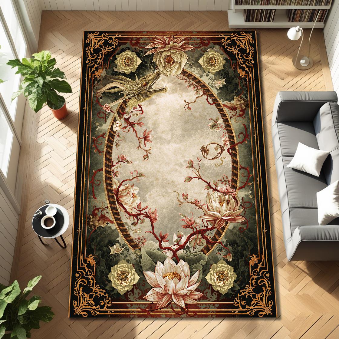 سجادة كبيرة بتصميم فني عتيق بن - مراجعة Commercial Window Printing وسعره
